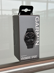 Гибридные умные часы garmin Vivomove Sport, черные. Новый!
