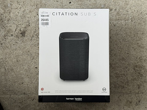 Harman Kardon Citation Sub S subwoofer must/hall. Uus! (1 foto / 8)