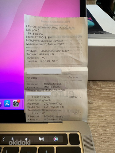 Apple Macbook Pro 13 M2 8/256GB как новый! (фото #6)