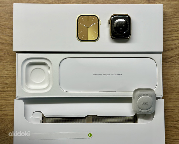 Apple Watch Series 9 GPS+LTE 41mm Stainless Steel Gold (foto #2)