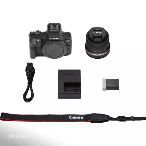 Canon EOS R100 + 18-45mm kit, black. Uus! (foto #5)