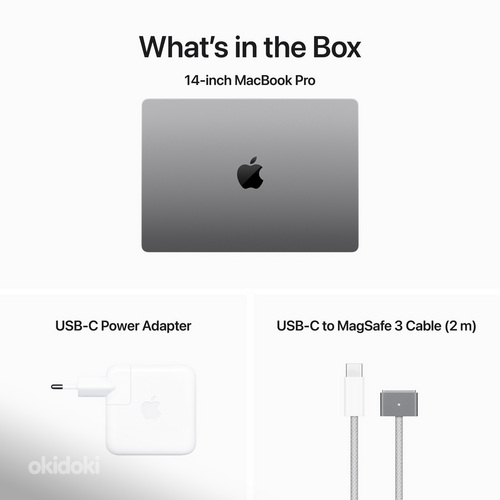 Apple MacBook Pro 14 (2023) M3 8C/10C, 8/512GB SWE серый. Но (фото #10)