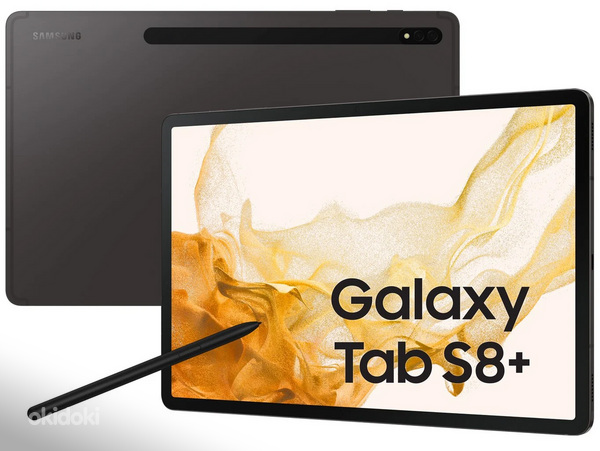 Samsung Galaxy Tab S8+ 12.4" WiFi 128GB graphite, uus! (фото #5)