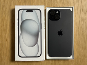 Apple iPhone 15 Black 128gb, uuevaärne, aku 100% Garantii (1 foto / 7)