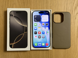 Apple iPhone 16 Pro Natural Ti 512GB как новый! Аккумулятор (6 фото из 10)