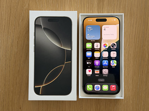 Apple iPhone 16 Pro Natural Titanium 256 uueväärne! Aku 100% (6 foto / 7)