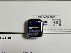 Apple Watch 9 41mm SS Silver GPS+LTE как новый! Аккумулятор (8 фото из 9)