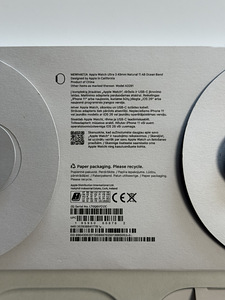 Apple Watch Ultra 3 49mm Natural Ti AB Ocean Band, uueväärne (8 foto / 9)