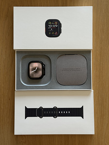 Apple Watch Ultra 2 49mm Black Ti uueväärne! Garanti 09.2027 (2 foto / 9)