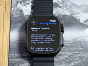 Apple Watch Ultra 3 Black Ti Black Ocean Band, uueväärne (7 foto / 9)