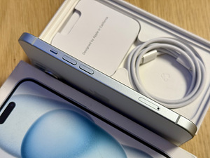 Apple iPhone 15 Blue 128GB uueväärne. Aku 100%. Garantii (3 foto / 9)