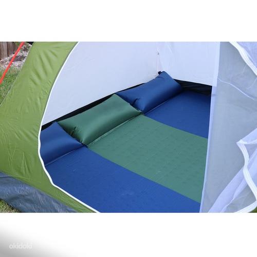 Палатка Stella3, погодоустойчивая, зеленая / оранжевая, NEW! (фото #7)