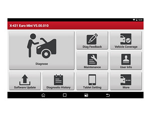 Professionaalne diagnostikatööriist Launch Euro Mini (7 foto / 10)