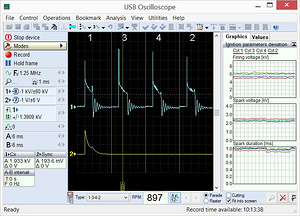 Professionaalne ostsilloskoop / motortester USB Autoscope IV (8 foto / 10)