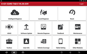 TOP klassi diagnostikaseadmed LAUNCH X-431 Euro TAB II (5 foto / 10)