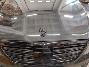Mercedes kapoti ornament. Gloss black. Uus (4 foto / 4)