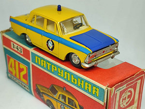 Mudelauto MOSKVITCH 412. A8. Karbiga. 1976a. USSR. 1:43 (8 foto / 8)