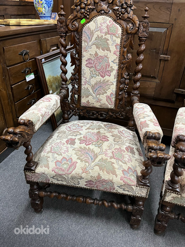 Диван и 2 кресла в стиле Генриха II (фото #8)