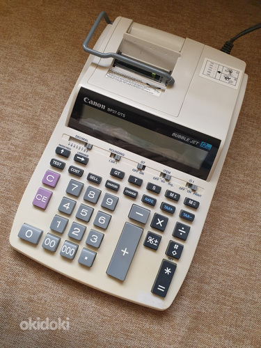 CANON BP37-DE/BE37-DTS (настольный калькулятор со струйным принтером) (фото #1)