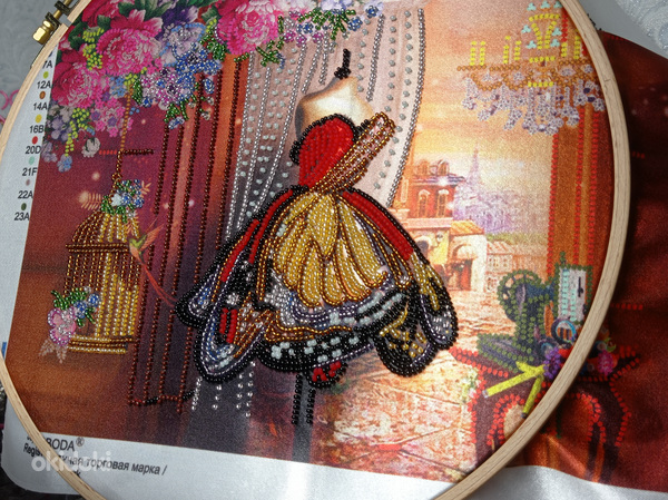 Набор для вышивания бисером Мадам Баттерфляй Нова Слобода (фото #3)