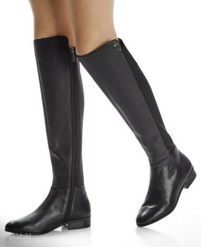 Новые женские черные кожаные ботинки Michael Kors 38.5 (фото #2)
