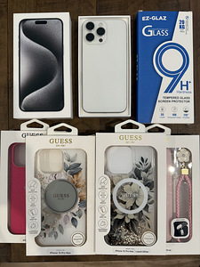 iPhone 15 pro max white titanium 256gb (1 foto / 6)