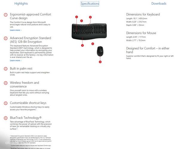 Kasutatud: Wireless Comfort Desktop 5050 (klaviatuur + hiir) (foto #3)