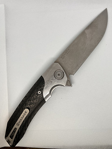 Maxace Goliath cpm90v / Дамаск и карбон (4 фото из 6)