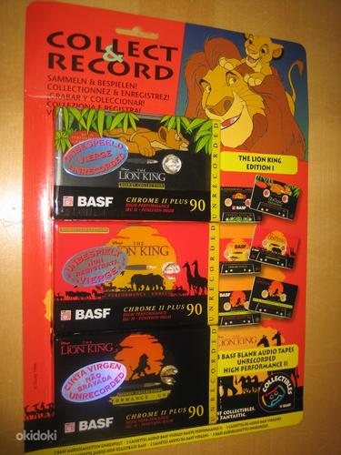 Basf аудиокассеты хром c-90 lion king 3 шт (фото #1)