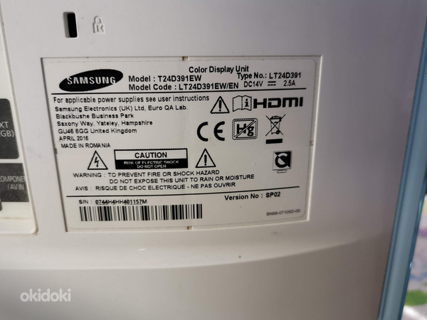LED-монитор Samsung 24 дюйма + ТВ-тюнер (фото #4)