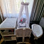Кроватка- люлька и пеленальный стол (фото #2)
