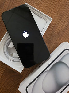 iPhone 15 128GB Must ideaalses seisukorras, 89% (2 foto / 2)