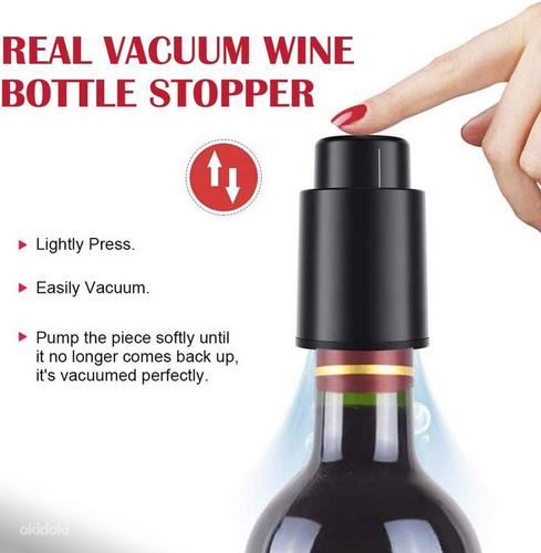Крышка вакуумной бутылки вина (фото #2)