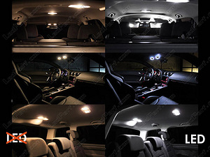 Volvo v70 полностью светодиодные лампы салона