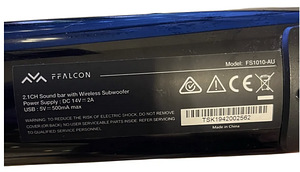 FFalcon 2.1 CH Soundbar’i koos juhtmevaba subwooferiga (5 foto / 6)