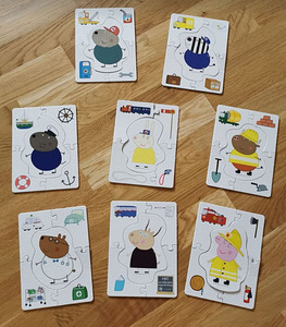 Peppa pig pusle puzzle (1 foto / 2)