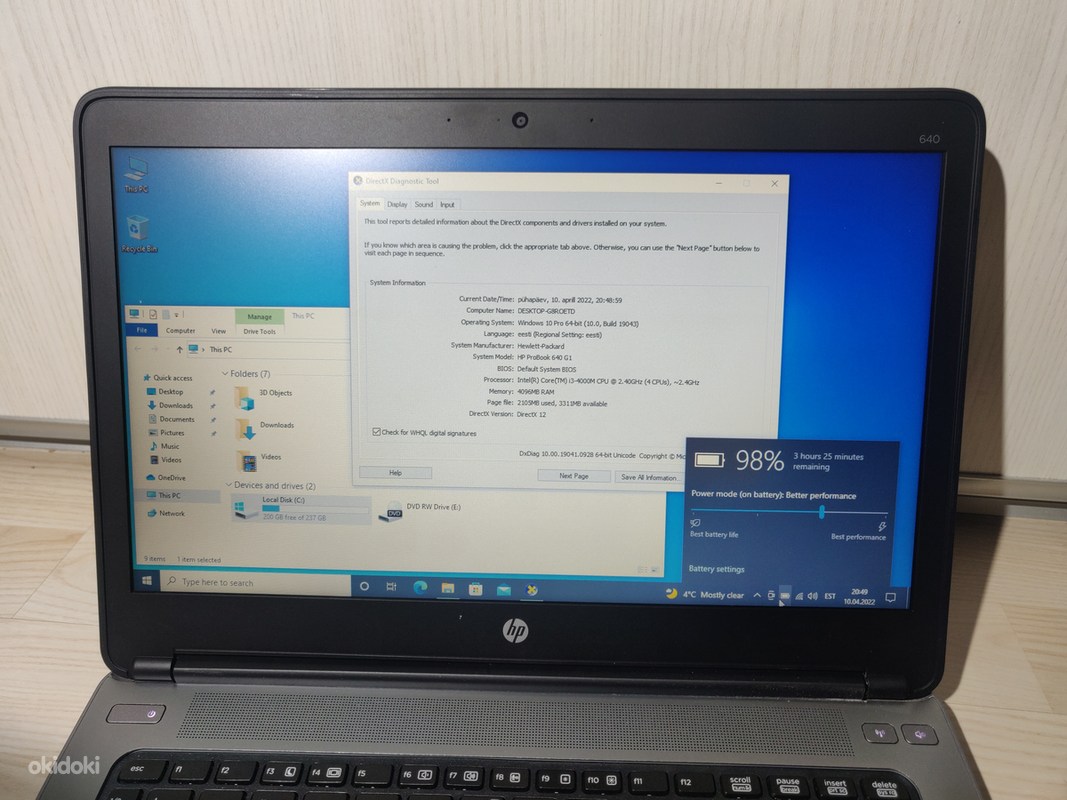 Ноутбук HP ProBook 640 G1 (фото #3)