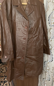 Meeste nahkmantel - XL (1 foto / 8)