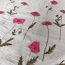 Красивая и эффектная ткань тафта с вышивкой и 3D цветами (фото #1)