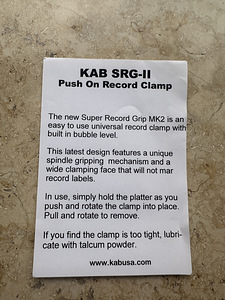 KAB SUPER RECORD CLAMP loodiga (2 foto / 5)