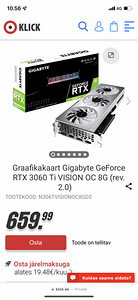 Gigabyte RTX 3060TI VISION rev2 (4 foto / 4)