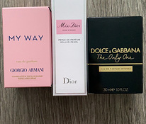 Lõhnad Dior,Armani, Dolce 1 kord proovitud