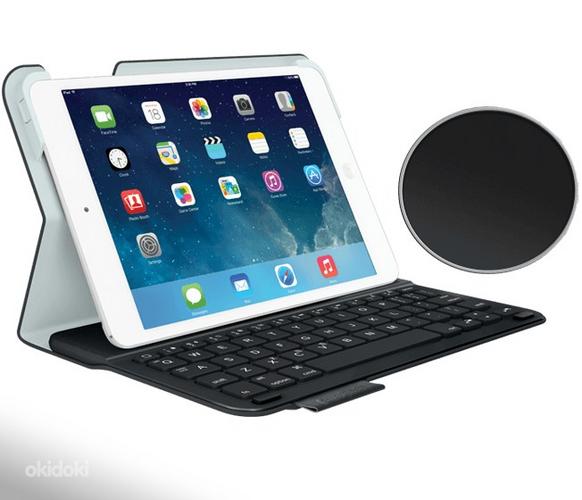 Apple iPad Mini 16GB WIFI White+Logitech клавиатура (фото #1)
