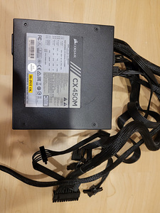 Katkine semi-modular toiteplokk Corsair CX450M (1 foto / 2)