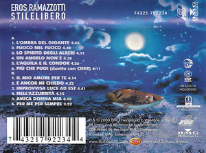 Audiokasset- ERos Ramazotti-Stilelibero- (2 foto / 4)