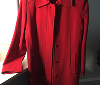 Кашемировое пальто красное s36