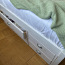 Белая кровать 140 с ящиками и прикроватными тумбочками (фото #4)