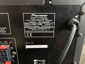 PIONEER SX-209RDS (3 foto / 3)