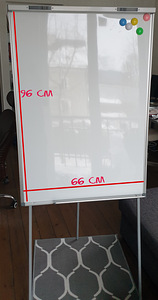 Valgetahvel 96 x 66cm Whiteboard (1 foto / 4)
