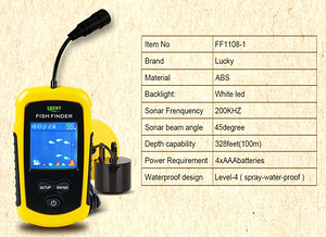 Lucky FISH FINDER SONAR 100M LCD ЭКРАН (7 фото из 9)